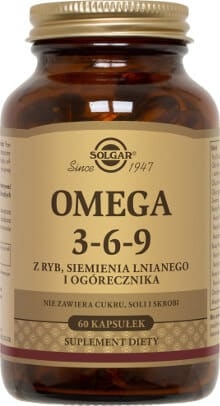Omega 3-6-9 60 kapsułek Solgar