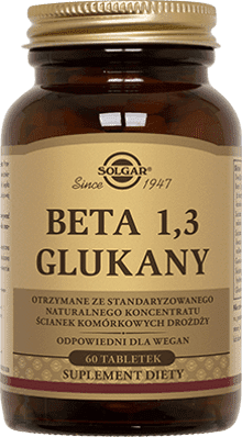 Beta 1,3 Glukany 60 tabletek Solagar