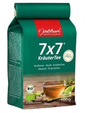 Zasadowa herbata odkwaszająca bio ziołowa 7 x 7 100g Jentschura 