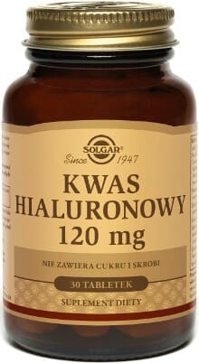 Kwas Hialuronowy 30 tabletek Solgar