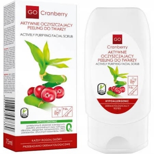 Peeling do twarzy GoCranberry 75 ml Piling Aktywnie oczyszczający Nova Kosmetyki