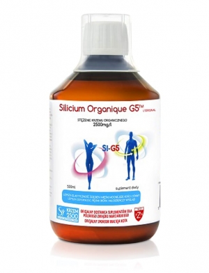  Krzem organiczny silicium organique Si-G5™ L'original 2500 mg/L na stawy 500ml Glycan 