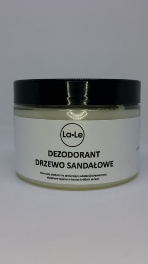  Dezodorant ekologiczny w kremie o zapachu drzewa sandałowego 150 ml La Le