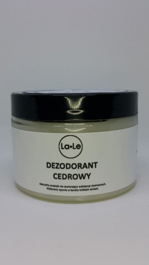  Dezodorant ekologiczny w kremie z olejkiem cedrowym 150 ml La Le
