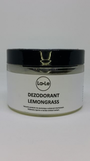Dezodorant ekologiczny w kremie z olejkiem Lemongrass 150ml La Le