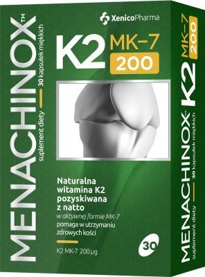 MENACHINOX K2(MK-7) 200, 30 KAPSUŁEK