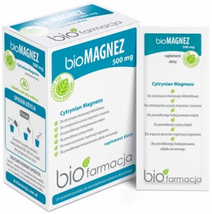 Organiczny Magnez 500 mg 20 saszetek