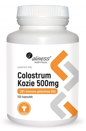 Colostrum Kozie IG 28% 500 mg x 100 kaps Aliness