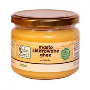 Masło sklarowane Ghee naturalne 320 ml Palce Lizać