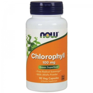 Chlorophyll 100mg 90 kaps. Now