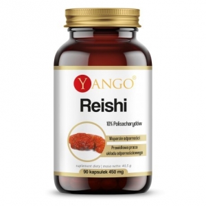 Reishi - ekstrakt 10% polisacharydów - 90 kapsułek Yango