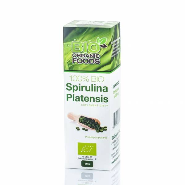 Bio Spirulina Platensis  100% 80g Bio Organic Foods