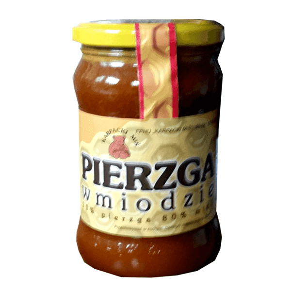 Miód z pierzgą 400g Karpacki Miś