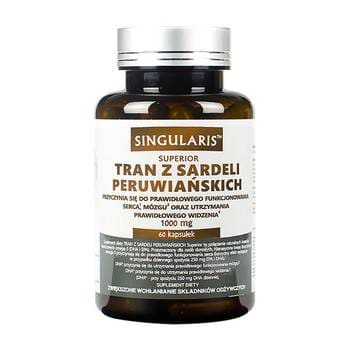 Singularis Tran z sardeli peruwiańskich 1000 mg, kapsułki, 60 szt