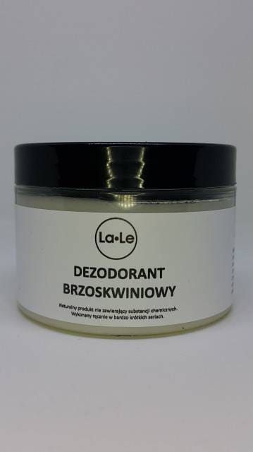 Dezodorant ekologiczny w kremie z olejkiem brzoskwiniowym 150 ml La Le