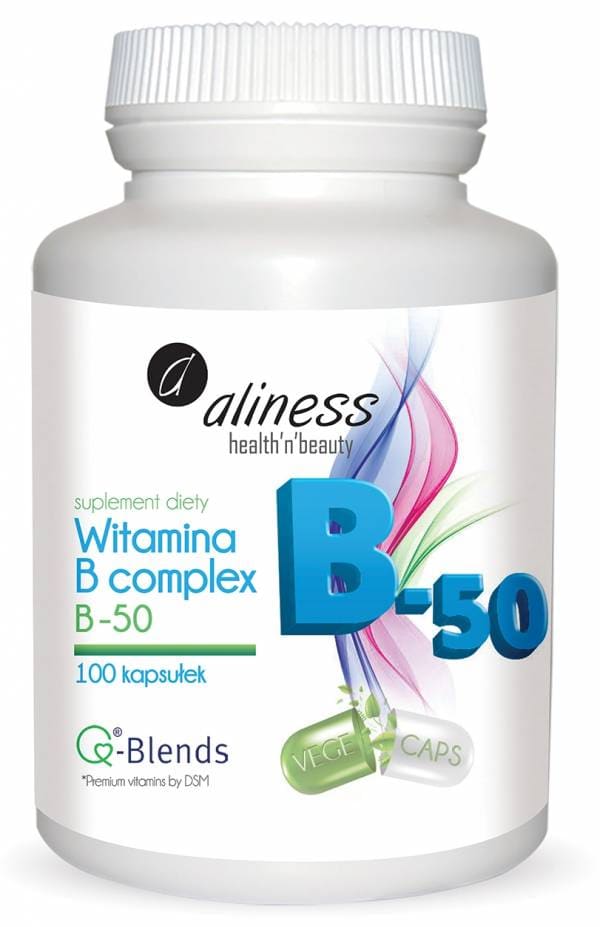 Witamina B complex B-50 100 kaps. Aliness