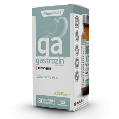  Gastrozin™ trawienie 60 kaps  Herballine 
