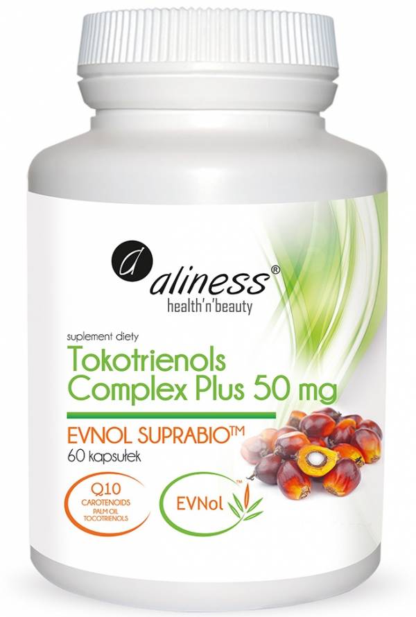 Tokotrienols Complex PLUS 50 mg EVNOL SUPRABIO x 60 kapsułek
