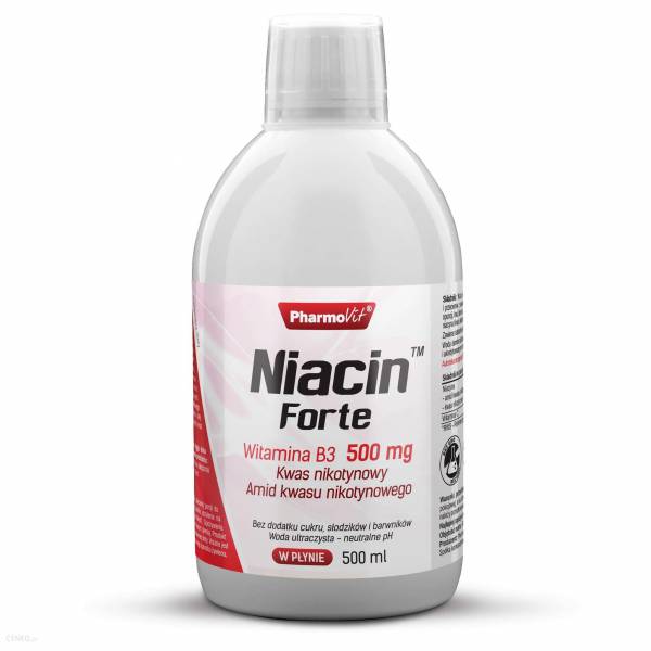 Niacin Forte 500 mg Witamina B3 500 ml Pharmovit