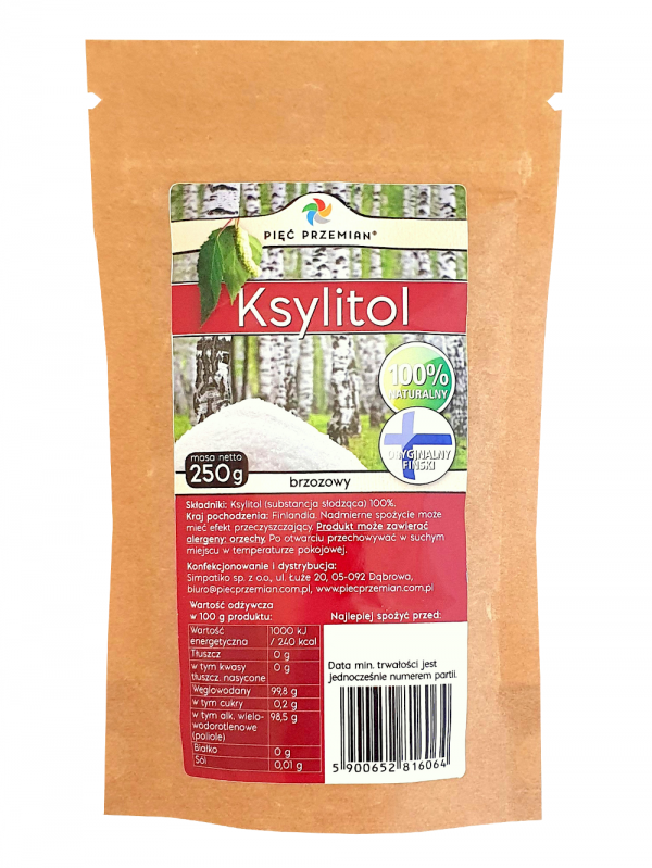  Ksylitol 250 g Pięć Przemian 