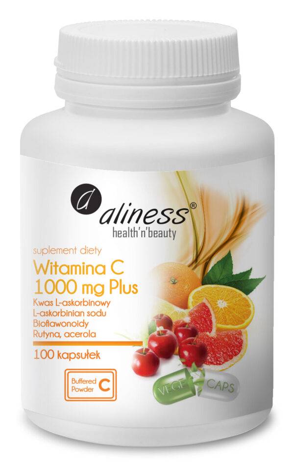 Witamina C 1000 mg Plus x 100 kaps VEGE Aliness