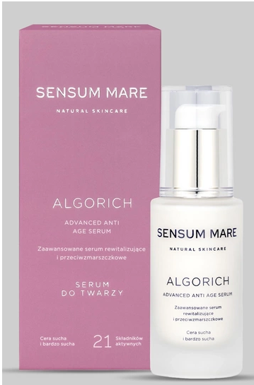 ALGORICH zaawansowane serum rewitalizujące i przeciwzmarszczkowe cera sucha i bardzo sucha SENSUM MARE